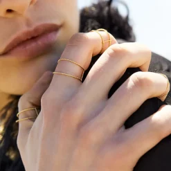 BDM Studio Phalange|Fine^Bague double Ode