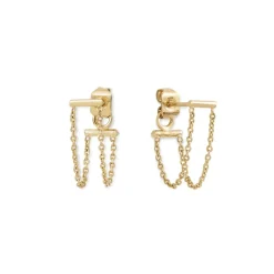 BDM Studio Pendantes|Dessous D'oreilles^boucles d’oreilles chaînes promesse