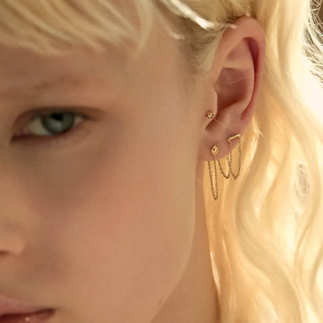 BDM Studio Pendantes|Dessous D'oreilles^boucles d’oreilles chaînes promesse
