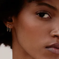 BDM Studio Pendantes|Dessous D'oreilles^boucles d’oreilles chaînes promesse