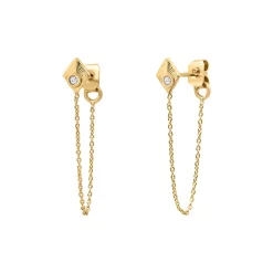 BDM Studio Chaînes^Boucles d'oreilles chaînes Amoureuse