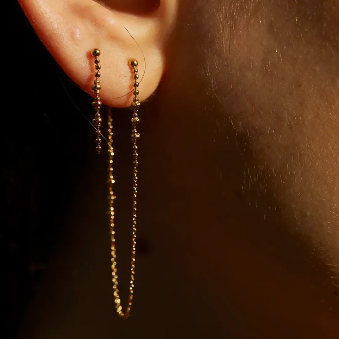 BDM Studio Pendantes|Dessous D'oreilles^boucles d’oreilles chaînes Océane