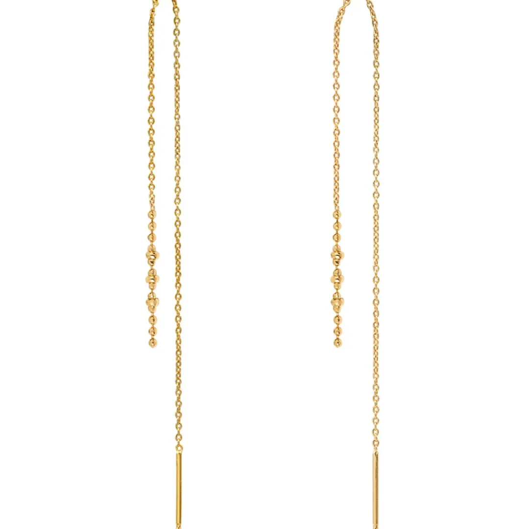 BDM Studio Pendantes|Chaînes^Boucles d'oreilles chaînes ajustable Océane
