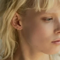 BDM Studio Pendantes|Chaînes^Boucles d'oreilles chaînes ajustable Océane