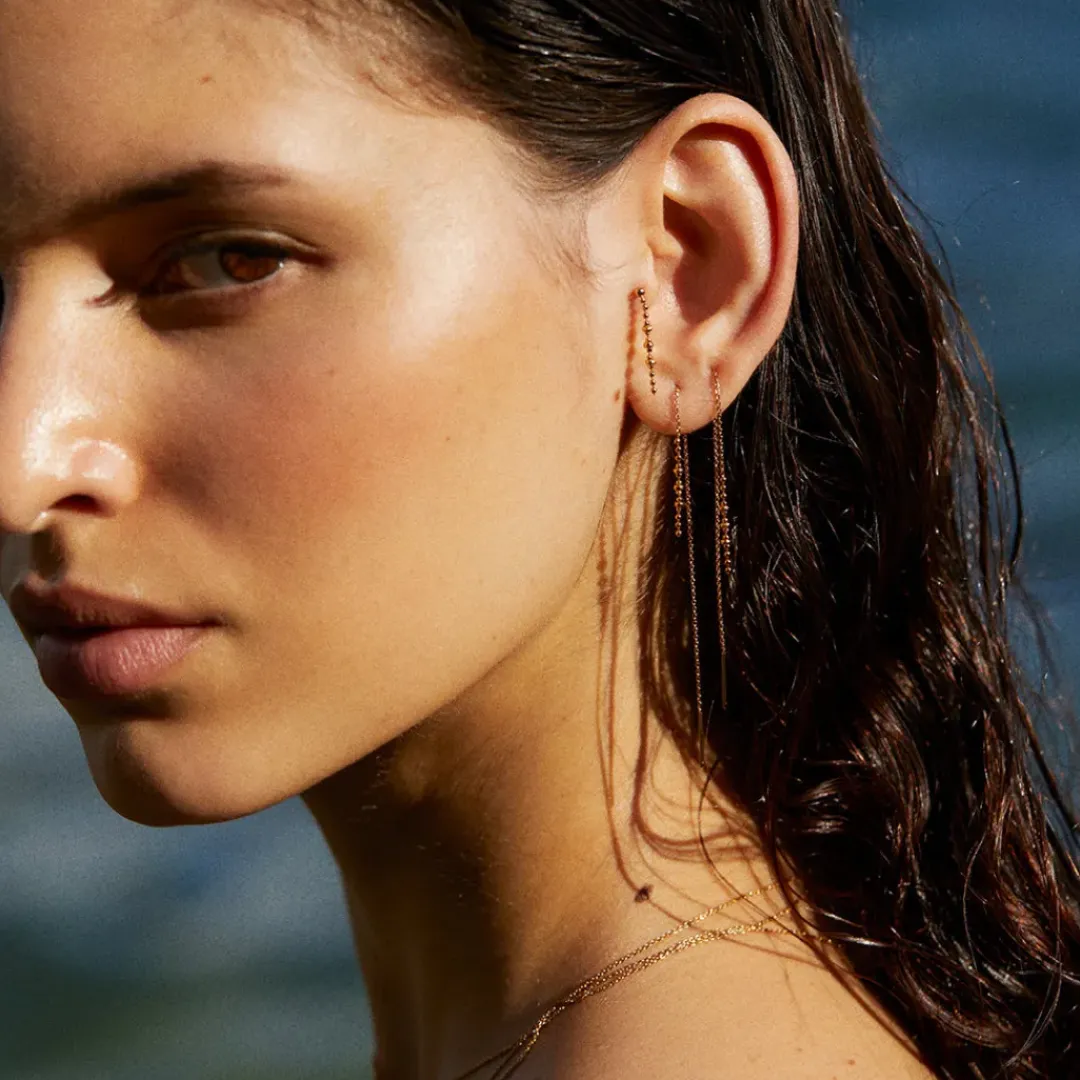 BDM Studio Pendantes|Chaînes^Boucles d'oreilles chaînes ajustable Océane