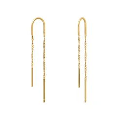 BDM Studio Pendantes|Dessous D'oreilles^Boucles d'oreilles chaînes doubles Adèle