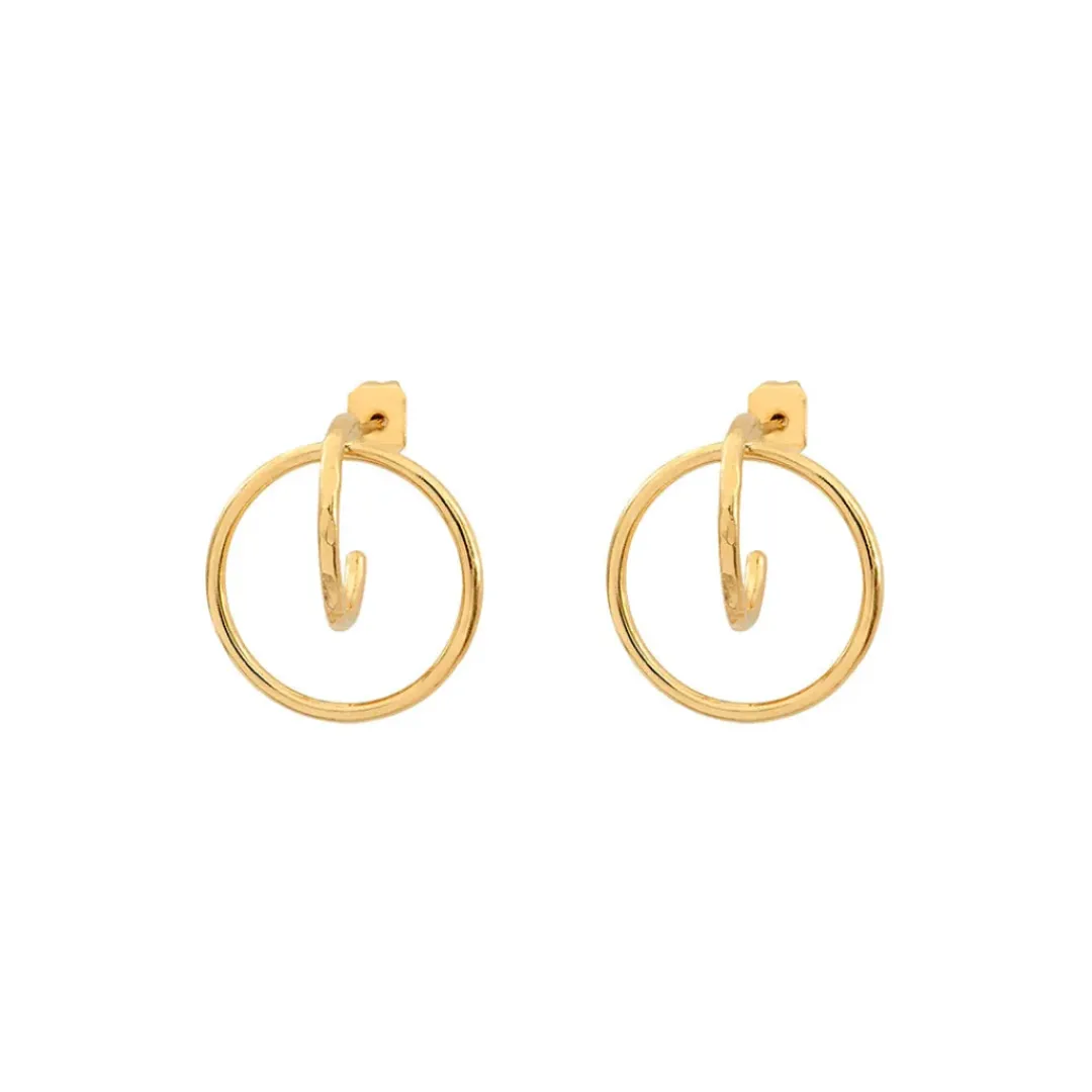BDM Studio Créoles|Puces^boucles d'oreilles puces Alma