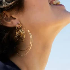 BDM Studio Créoles^Grandes boucles d'oreilles Arizona
