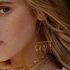 BDM Studio Pendantes|Chaînes^grandes boucles d'oreilles Lena